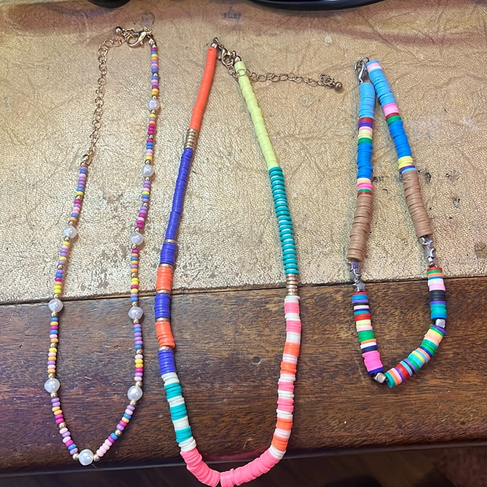 Homemade necklaces
